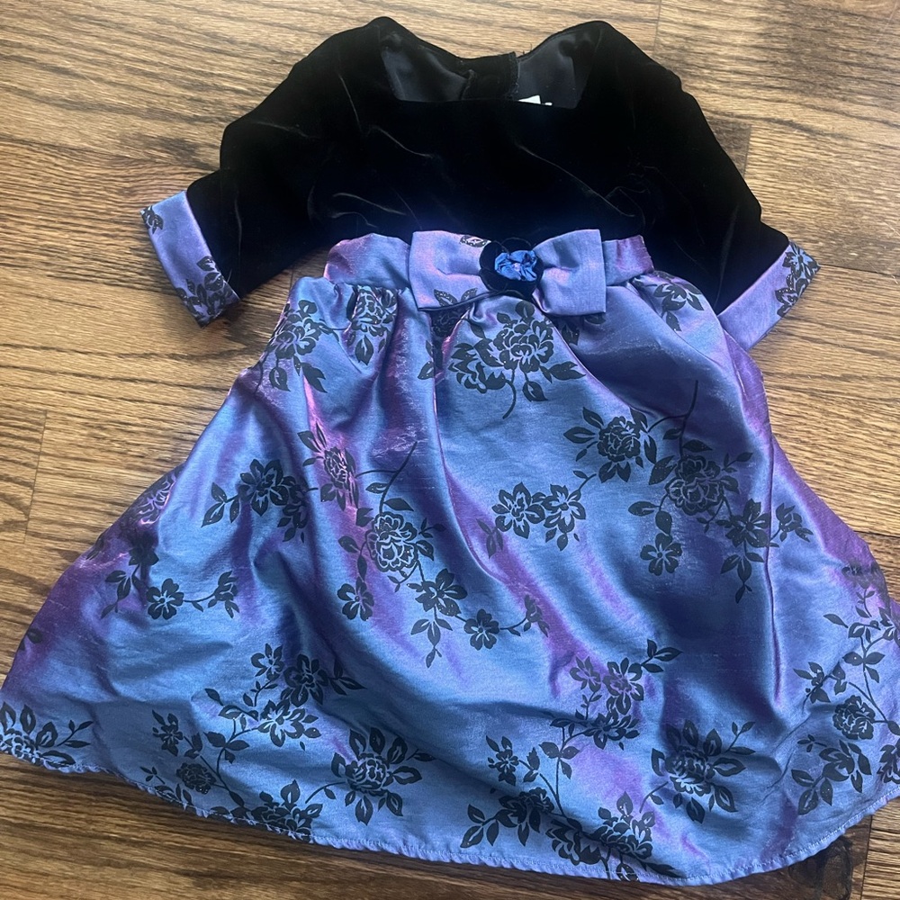 Jona Michelle Black Velvet Dress